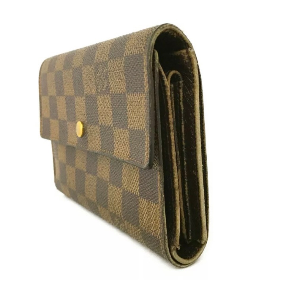SOLD - Authentic Louis Vuitton Damier Porte Tresor Etui Papiers Trifold Wallet - Picture 3 of 9